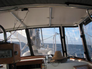Cockpit Enclosure Under Sail