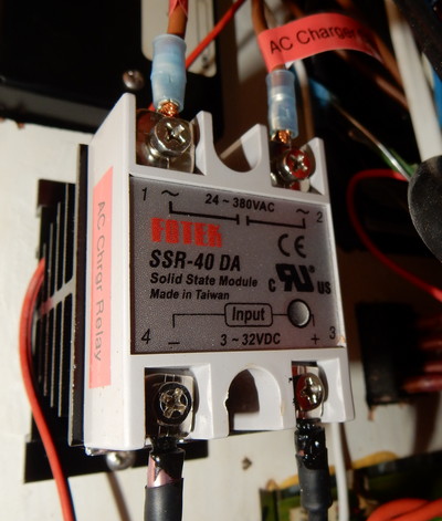 Solid State Relay to Cut off AC Charger
