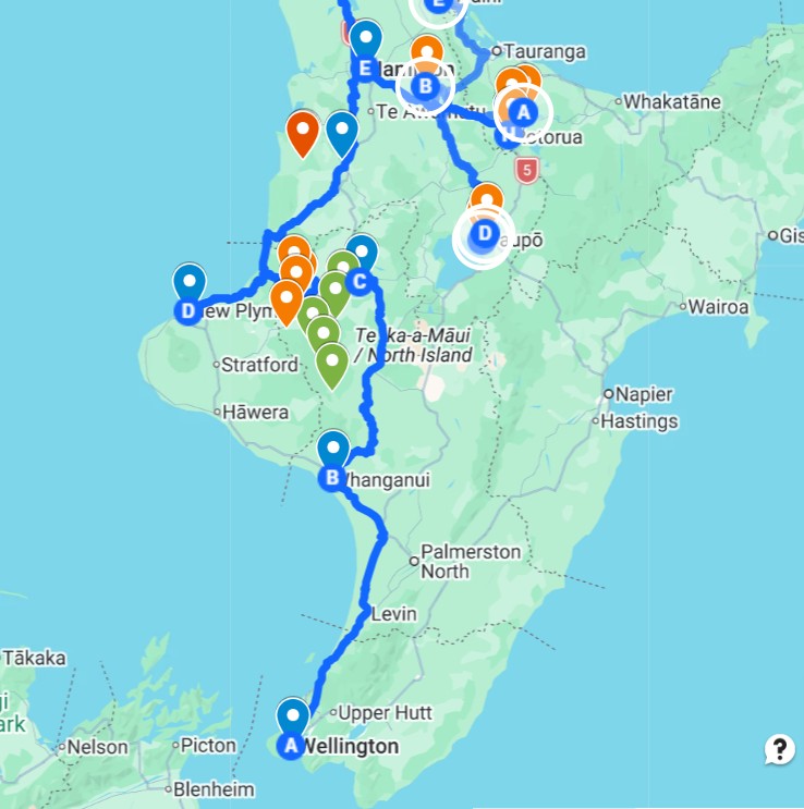 New Zealand North Island Travels - Southern Half