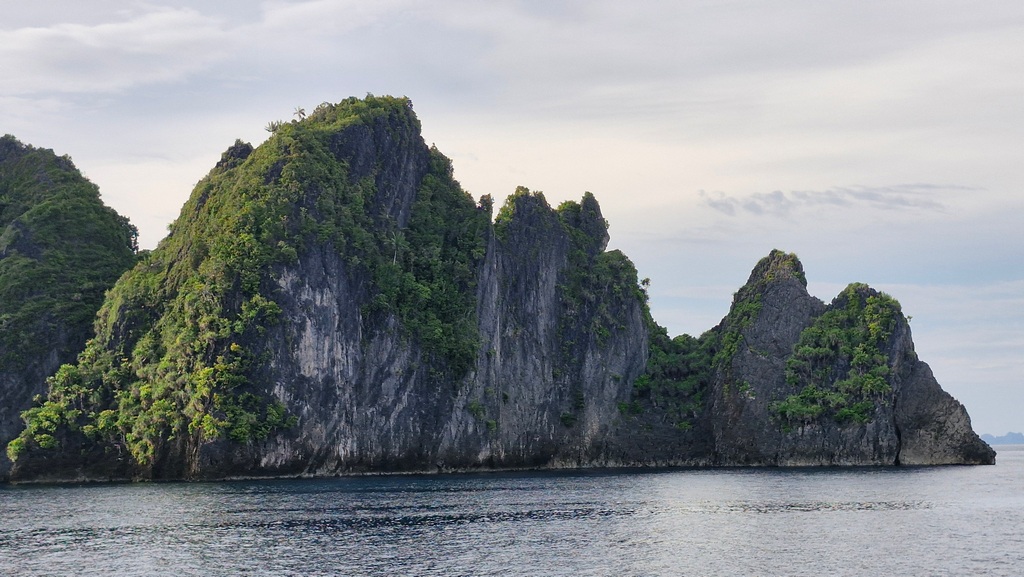 A typical island in Raja Ampat