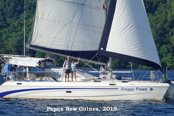 Soggy Paws Sailing in PNG in 2019